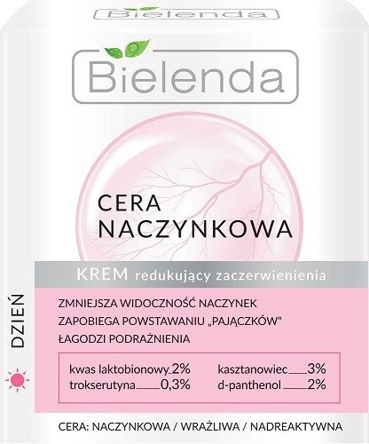 Bielenda Cera Naczynkowa Krem Redukujący Zaczerwienienia na Dzień 50ml