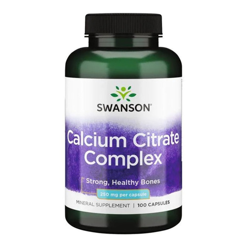 Swanson Calcium Citrate Complex 250mg 100 Capsules