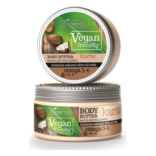 Bielenda Vegan Friendly Kremowe Masło do Ciała z Naturalnym Masłem Karite 250ml