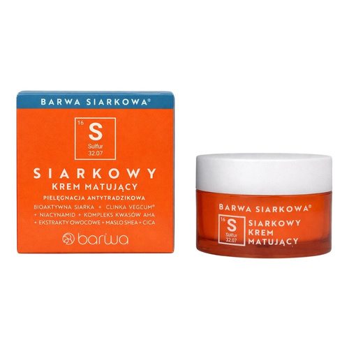 Barwa Sulfur Anti-Acne Sulfur Mattifying Cream 50ml 