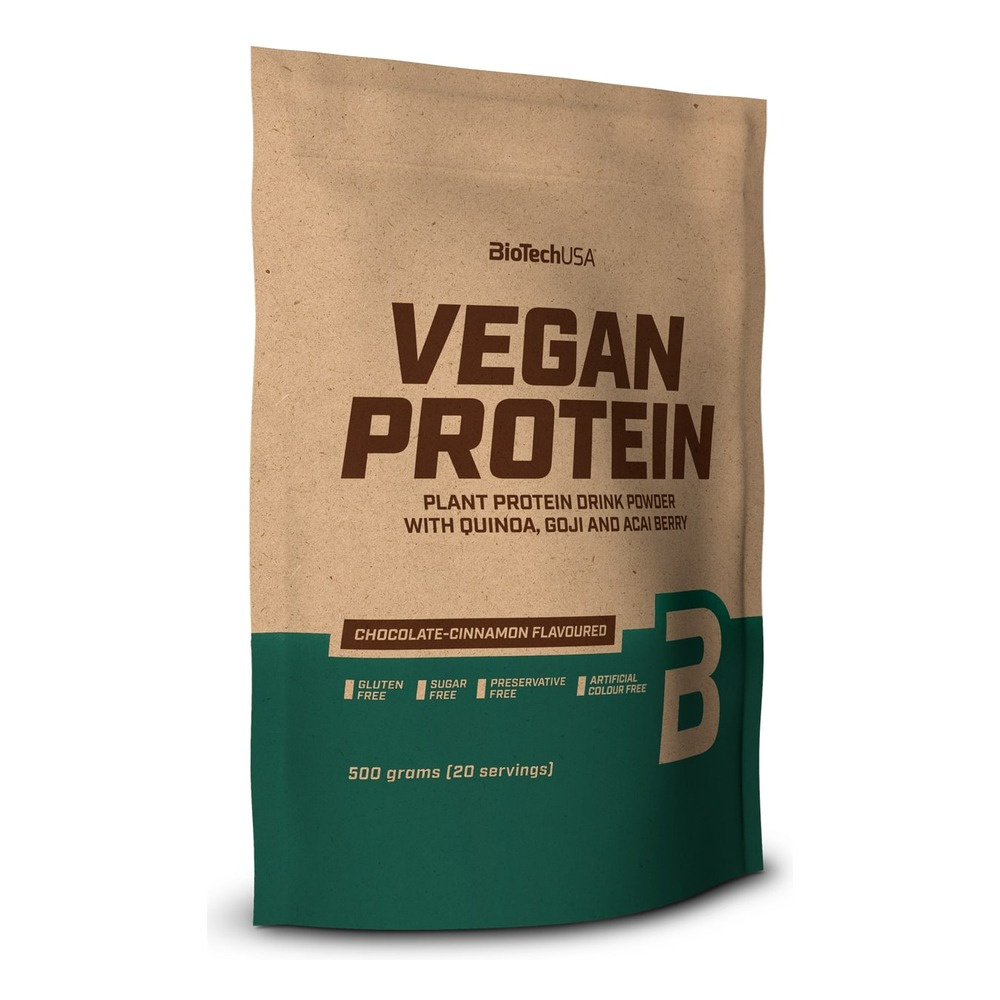 BioTechUSA Vegan Protein Plant Protein Powder, Banana 500g