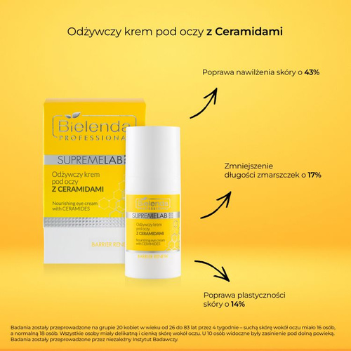 Bielenda Supremelab Barrier Renew Odżywczy krem pod oczy 15ml