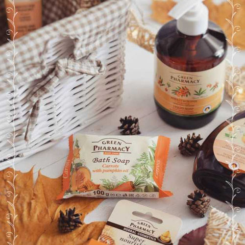 Green Pharmacy Bar Soap Honey and Manuka 100G