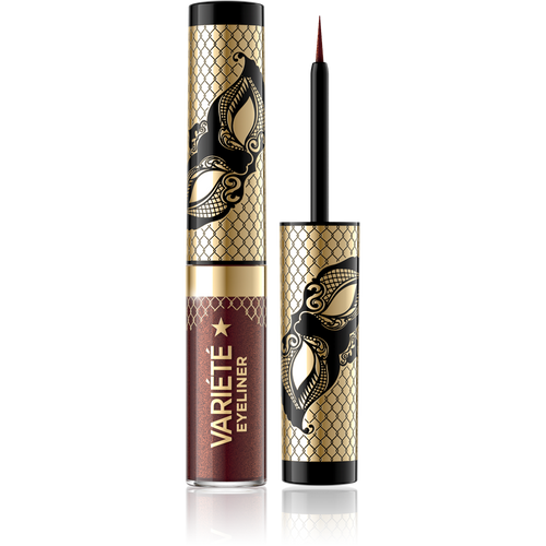 Eveline Variete Wodoodporny Kolorowy Eyeliner w Kałamarzu Nr 02 Shiny Brown 4ml