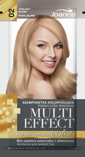 JOANNA MULTI COLOR Szamponetka /002/ koloryzująca Perłowy blond