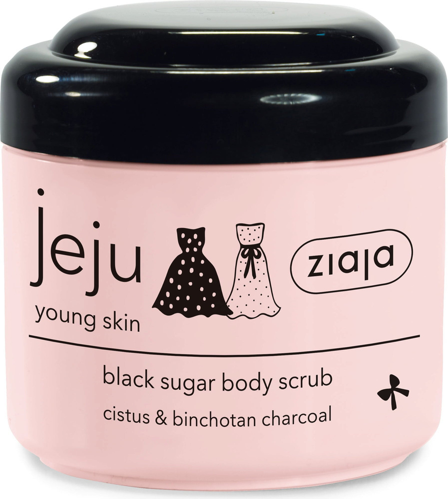Ziaja Jeju Young Skin Black Sugar Body Peeling Mango Coconut Papaya 200ml Best Before 30.11.25