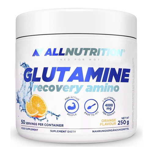 Allnutrition Glutamine Recovery Amino Proszek z Tauryną Na Regenerację Mięśni 250g