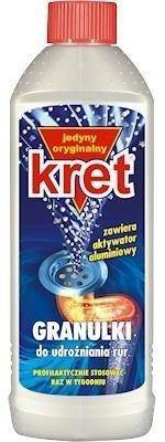 Kret Granulki do Udrożniania Rur Zawiera Aktywator Aluminiowy 800g