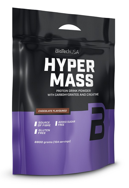 BioTechUSA Hyper Mass Gainer with Creatine For Muscle Mass Growth 6800g