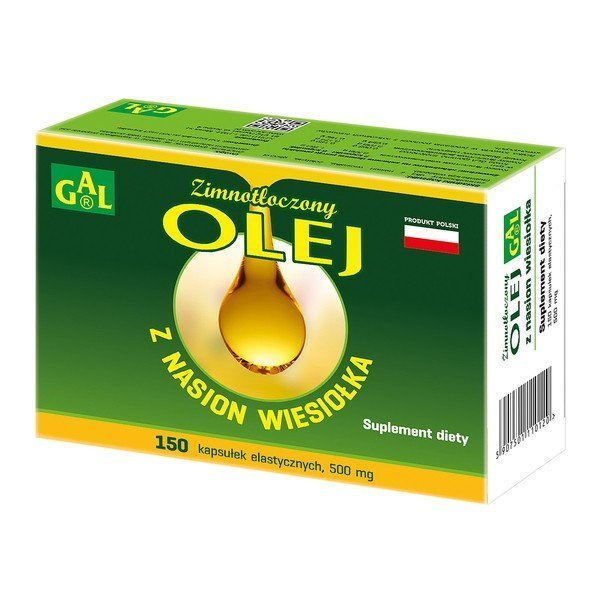 Cold - pressed Evening Primrose Seed Oil 500mg (Gal) Capsules, 150pcs