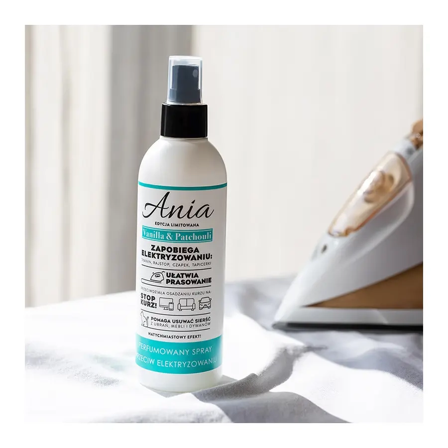 Barwa Household Ania Antyelektrostatyczny Płyn Vanilla & Patchouli 220ml