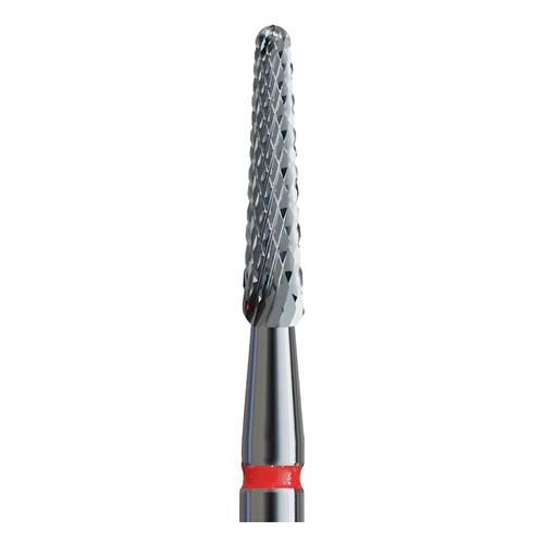 IQ Nails Frez do Paznokci z Węglika Wolframu Fine Crosscut Zaokrąglony Stożek 2,3mm do Manicure Pedicure 198.140.023 1 Sztuka