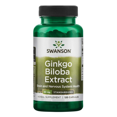 Swanson Ginkgo Biloba Extract 60mg 120 Capsules