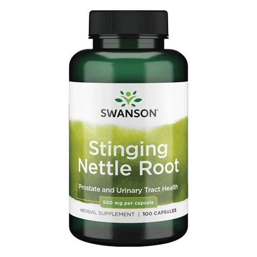 Swanson Stinging Nettle Root 500mg Korzeń Pokrzywy 100 Kapsułek