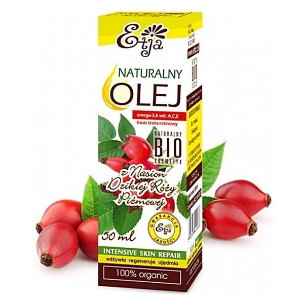 ETJA Olej z Nasion Dzikiej Róży Piżmowej BIO, 50ml