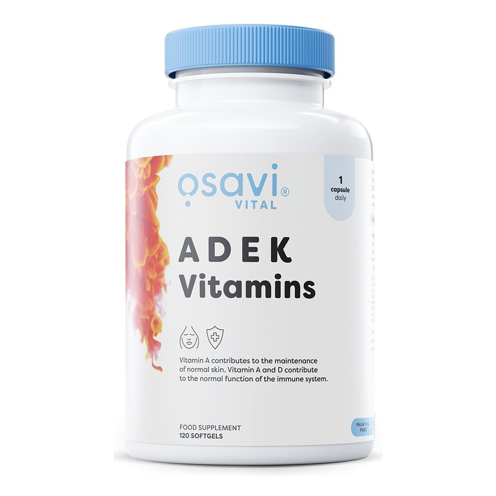 Osavi ADEK Vitamins for Immunity and Bone Health 120 Softgels