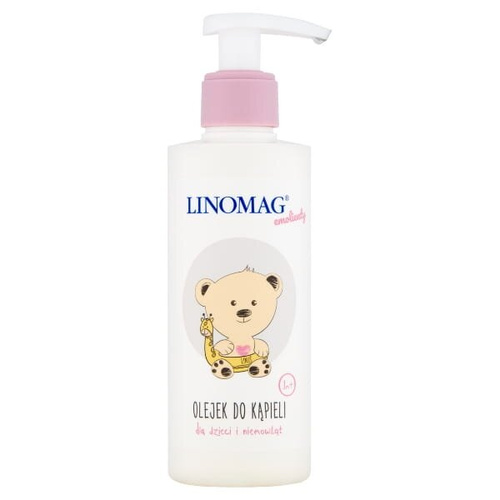 Linomag Olejek do Kąpieli dla Dzieci i Niemowląt od Pierwszego Miesiąca Życia 200ml