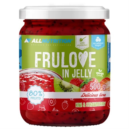 Allnutrition Delicious Line Frulove In Jelly Kiwi & Strawberry Fruits in Jelly 500g