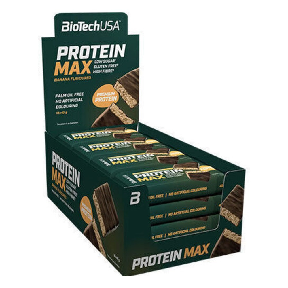 BioTechUSA Protein Max Bar, Banana 16 x 45g