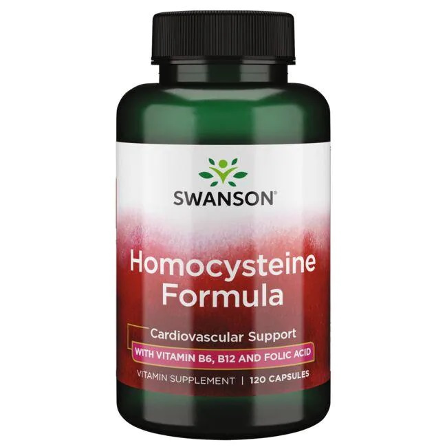 Swanson Homocysteine Formula Wsparcie Organizmu 120 Kapsułek