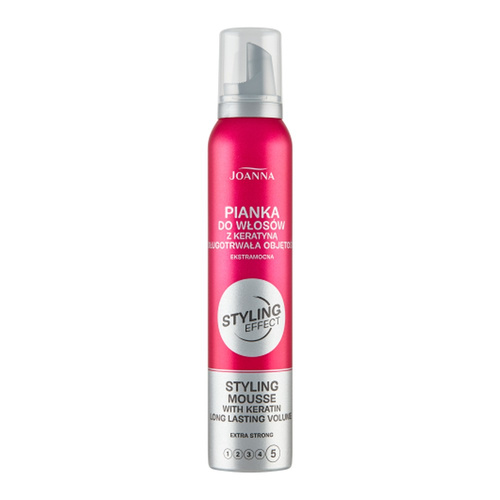 Joanna Styling Effect Ekstramocna Pianka do Włosów z Keratyną 150ml
