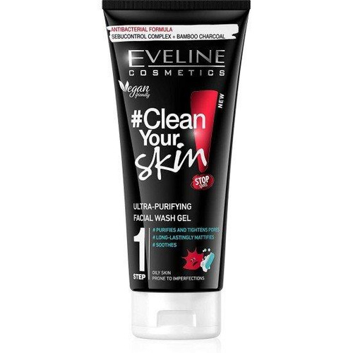 Eveline Clean Your Skin Pure Control Deep Cleansing Face Wash Gel 200ml