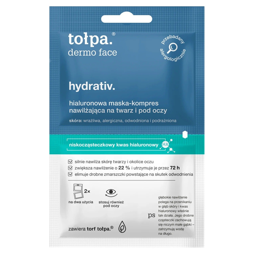 Tolpa Hydrativ Hialuronowa Maska Nawilżająca 2x6ml