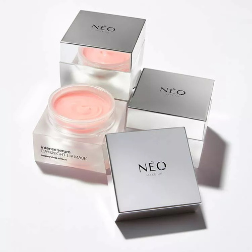 Neo Makeup Intense Serum Day & Nihgt Głęboko Nawilżająca Maska do Ust Raspberry 15ml