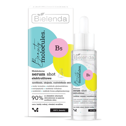 Bielenda Beauty Molecules Molecular Electrolyte Shot Serum for All Skin Types 30ml Best Before 30.09.26