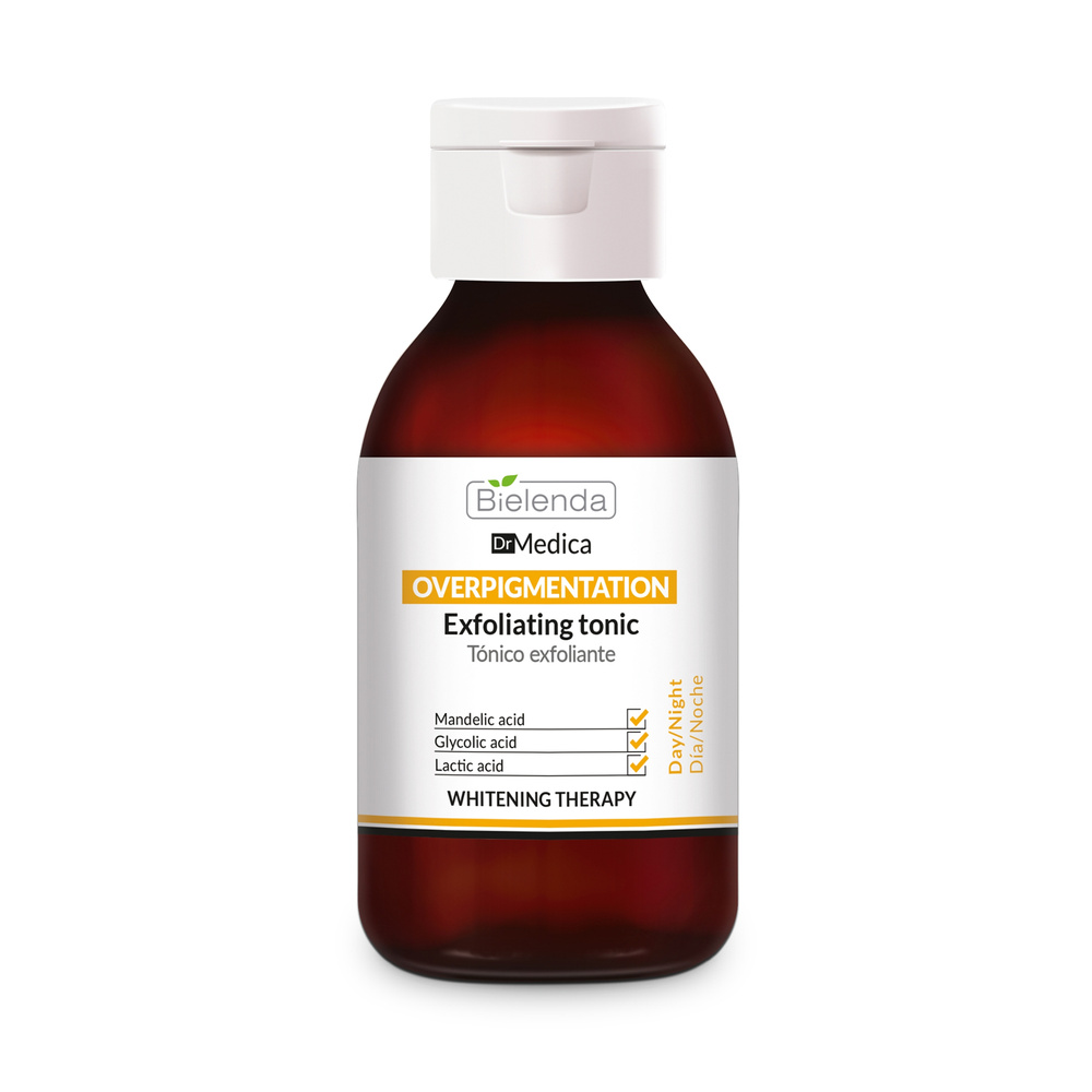 Bielenda Dr Medica Overpigmentation Exfoliating Tonic with Mandelic Glycolic and Lactic Acid 250ml