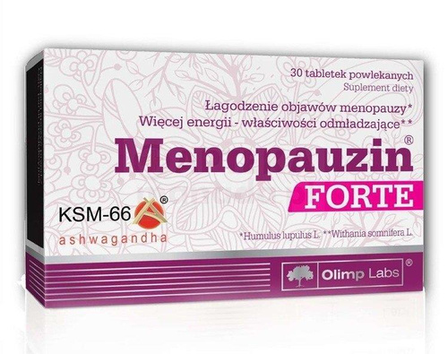 Olimp Menopauzin Forte Relieves Symptoms of Menopause 30 Tablets
