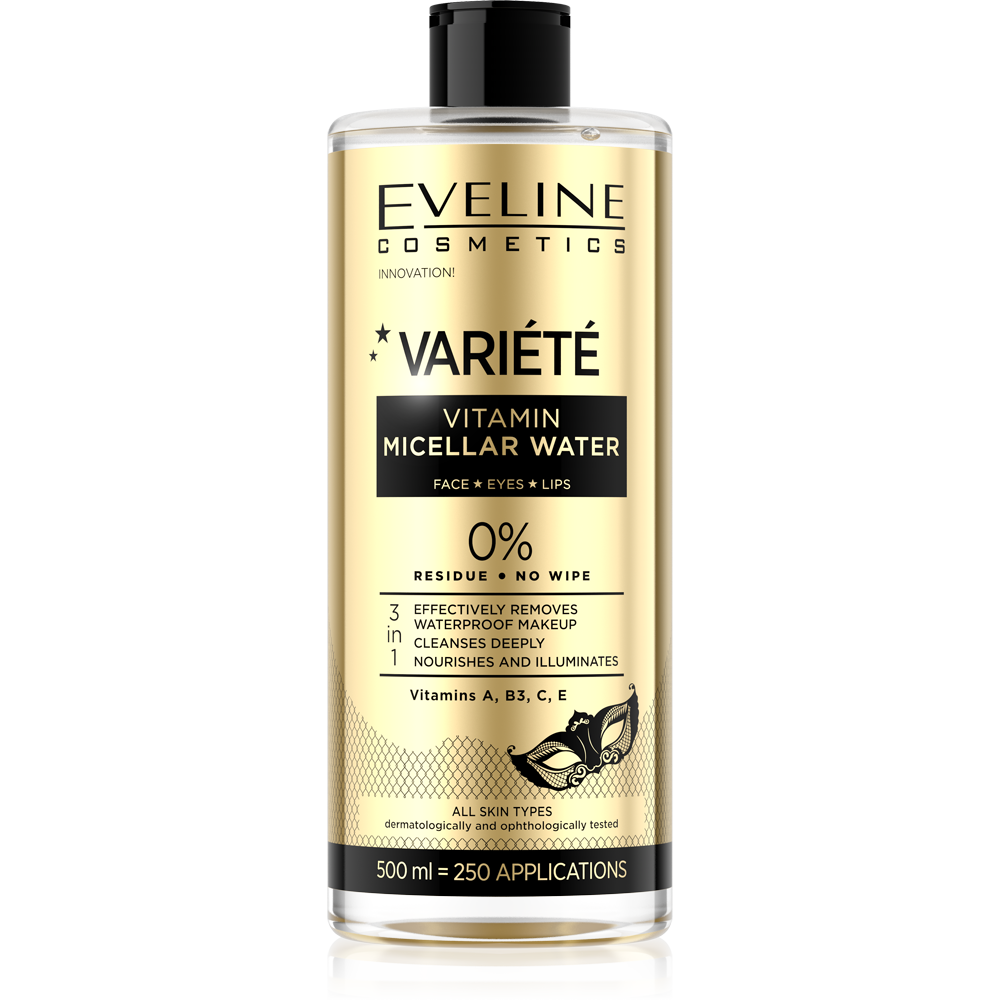 Eveline Variete Witaminowy Płyn Micelarny dla każdego Rodzaju Skóry 500ml