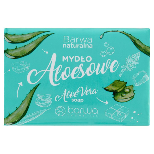 Barwa Naturalna Mydło Aloesowe do Rąk i Ciała 100g