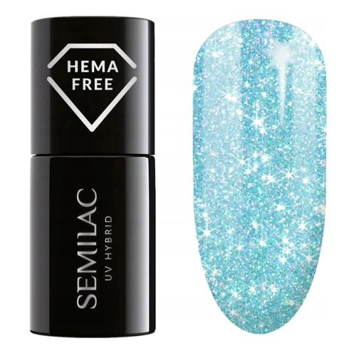 Semilac Seaqueen Sunflash UV/LED Hybrid Gel Polish - 240 Icy Waterfall 7ml