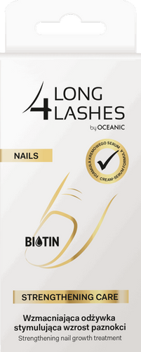 LONG 4 Lashes Nails Wzmacniająca Odżywka Stymulująca Wzrost Paznokci, 10ml