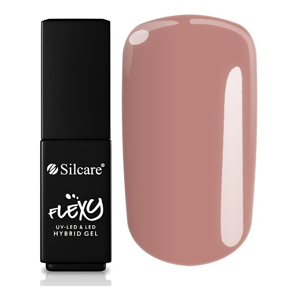 Silcare Flexy UV/LED Hybrid Nail Polish 162 Blush Nude 4.5g