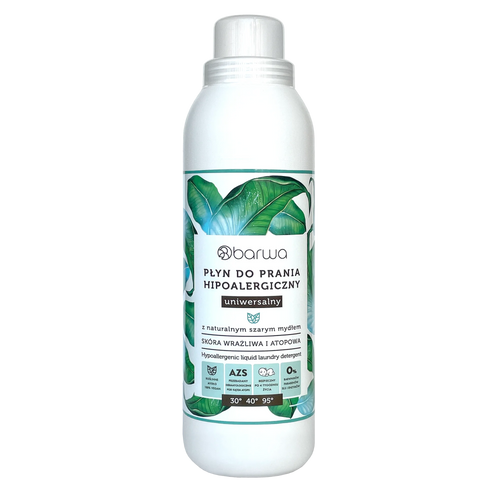 Barwa Hypoallergenic Universal Washing Liquid with Gray Soap for Sensitive and Atopic Skin 1l