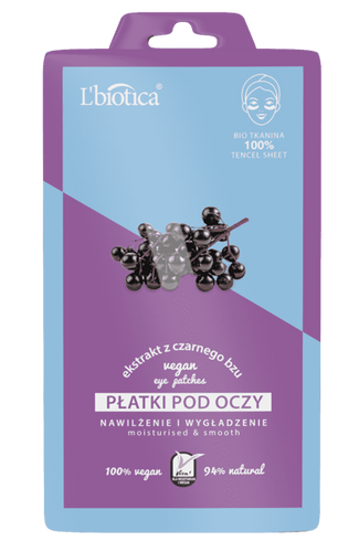L'BIOTICA FLAKES Under The Eyes Of Vegan Rose Damasce 2pcs