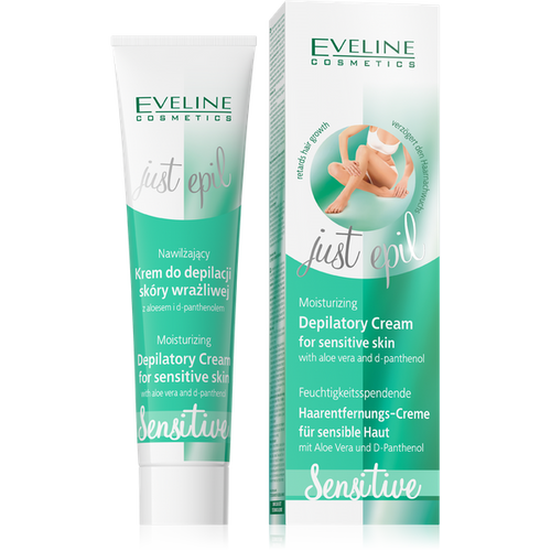 Eveline Just Epil Nawilżający Krem do Depilacji Skóry Wrażliwej 125ml