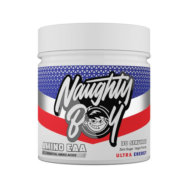 Naughty Boy Amino EAA Ultra Energy EAA BCAA Powder for Muscle Recovery and Endurance 345g