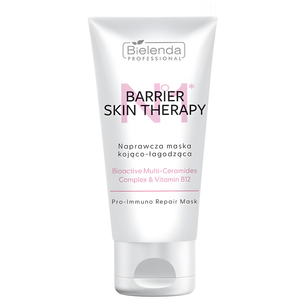 Bielenda Professional Barrier Skin Therapy Repairing Soothing Mask with Multi-Ceramide Complex & Vitamin B12 150ml