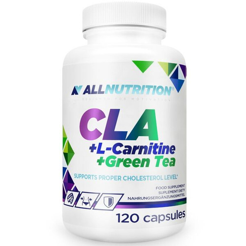 Allnutrition CLA L-Karnityna i Zielona Herbata na Wsparcie Smukłej Sylwetki 120 Kapsułek