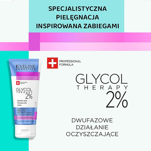 Eveline Cosmetics Glycol Therapy 2% Oil Enzymatic Peeling All Skin Type 100ml