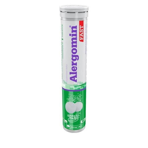 Alergomin Fast pomarańcza 20 tab. musujących