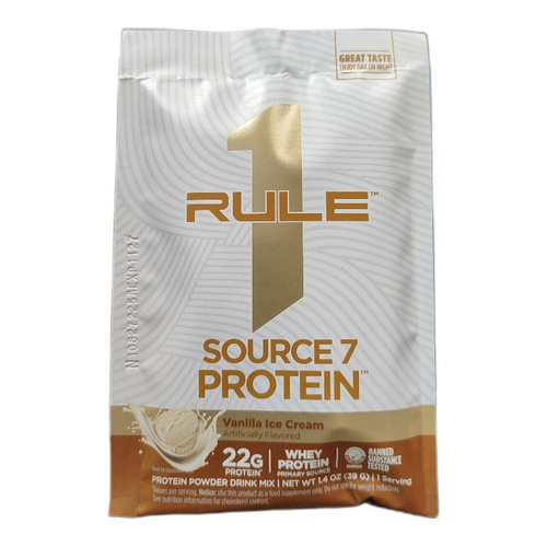 Rule One Source7 Protein Multi-Source Protein Vanilla Ice Cream 39g