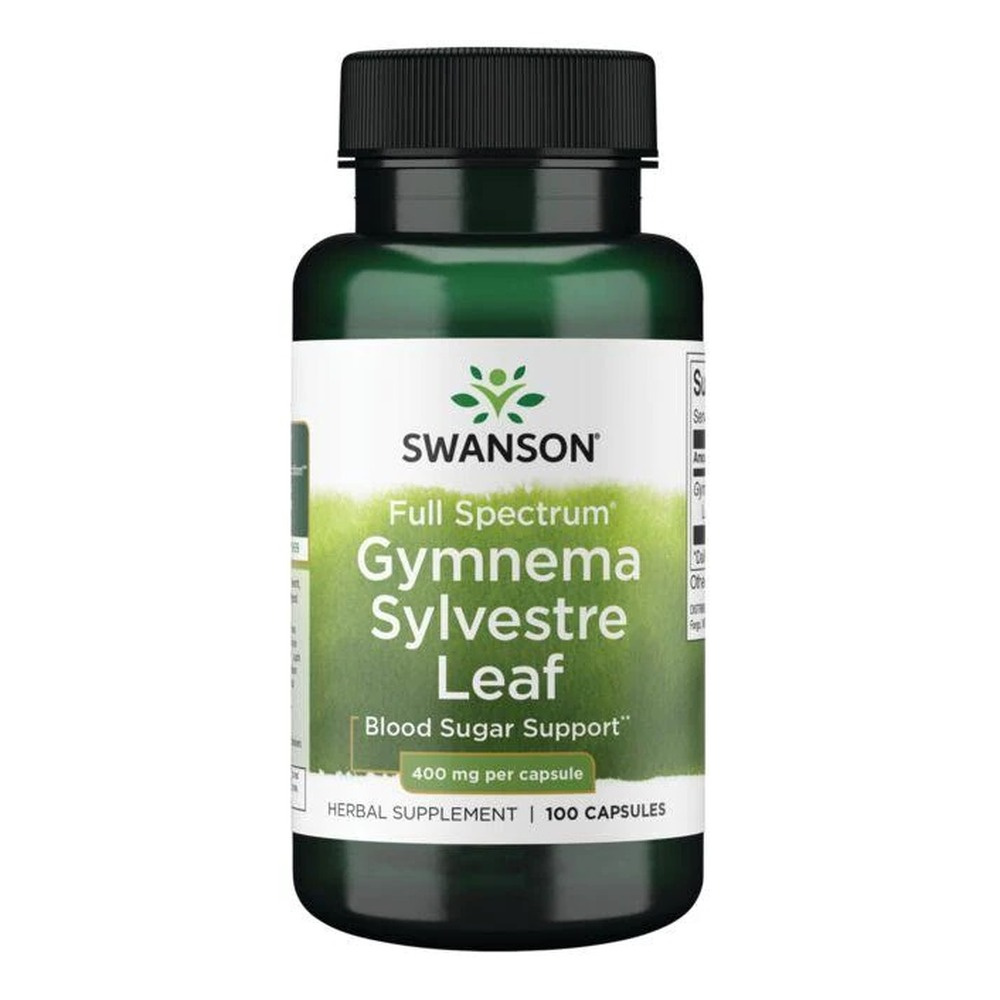 Swanson Full Spectrum Gymnema Sylvestre Leaf 400mg 100 Kapsułek