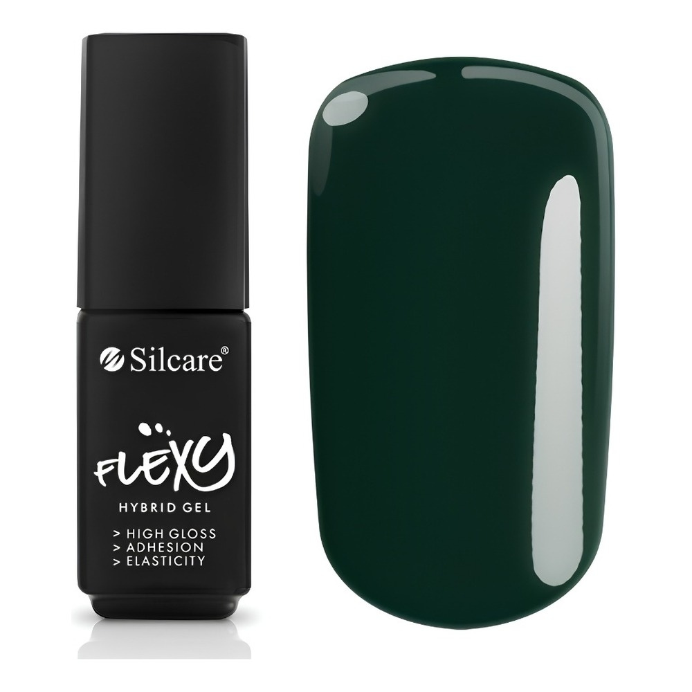 Silcare Flexy UV/LED Hybrid Nail Polish 152 Bottle Green 4.5g