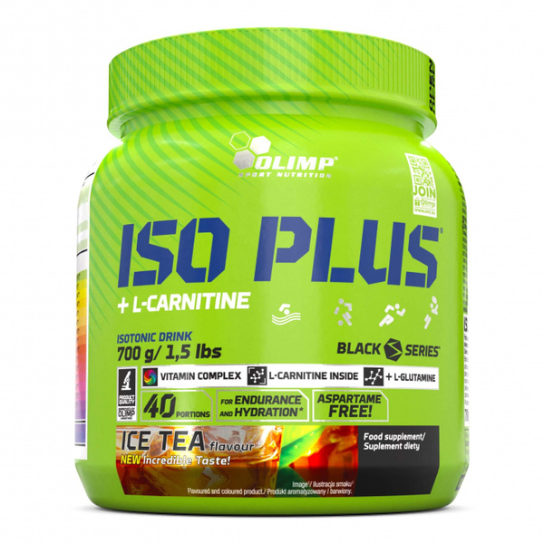 Olimp Nutrition Iso Plus Isotonic Drink Powder for Hydration and Endurance Ice Tea 700g