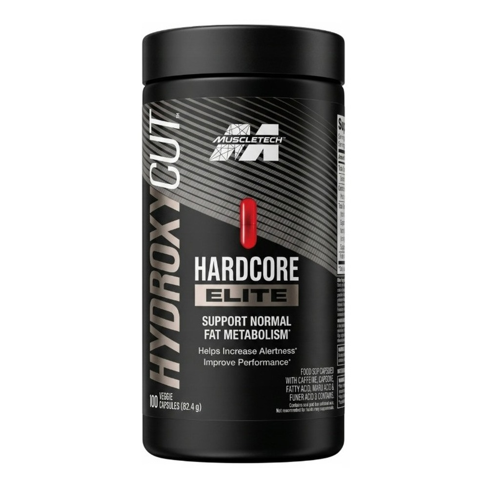 MuscleTech Hydroxycut Hardcore Elite 100 kapsułek wegańskich