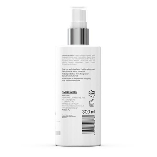 Apis Rosacea-Stop Łagodzący Hydrolat z Róży Damasceńskiej dla Skóry z Trądzikiem Różowatym Wrażliwej i Podrażnionej 300ml